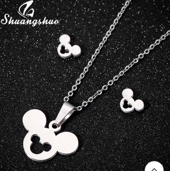 Stain Less Steel Mickey Mouse Set - Picture 2 of 4